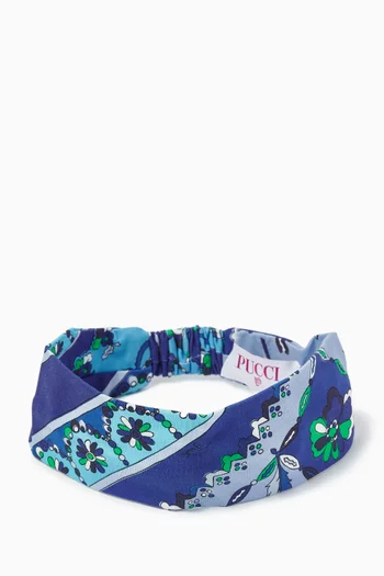 Abstract Pattern Headband in Cotton