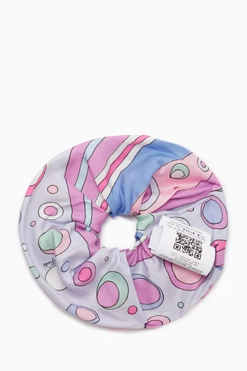 Fontane-print Scrunchie in Viscose-twill