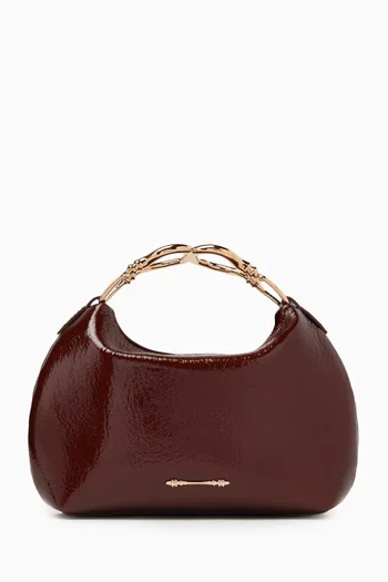 Mini Duo Top-handle Bag in Leather