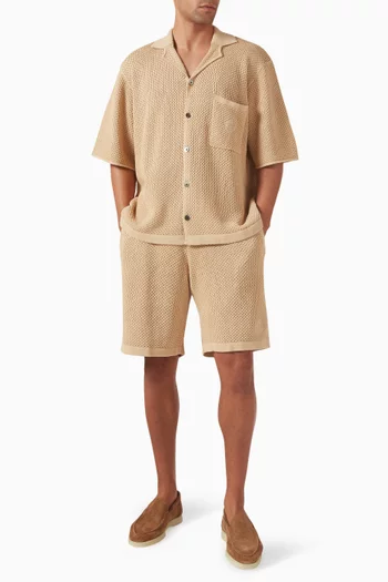 El Junco Shorts in Cotton Knit