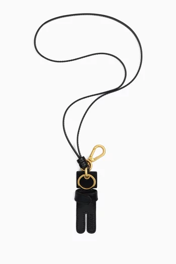 Le Porte Amico Keyring in Leather