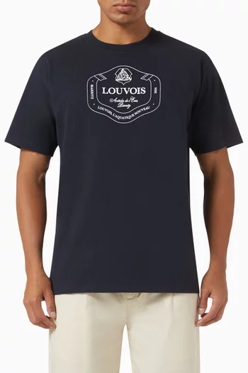 Champagne Crest T-shirt in Cotton