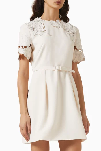Aurelie Appliqué Mini Dress