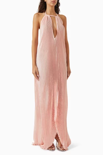 Boheme Pleated Gown