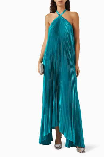 Deesse Pleated Gown