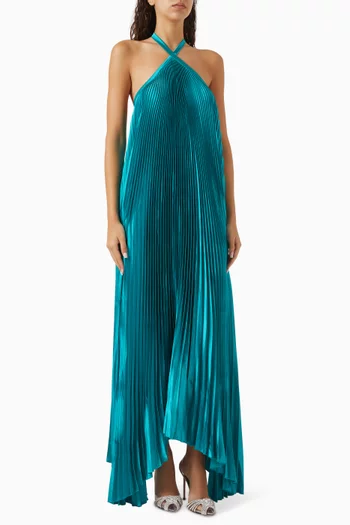 Deesse Pleated Gown