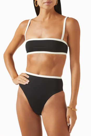 Fiona Contrast Bikini Top