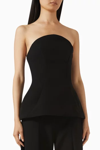 Twilight Top in Mikado Satin