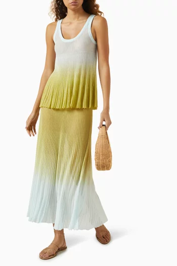 The Theresa Maxi Skirt in Viscose-blend