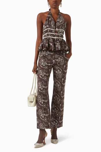 Cera Embroidered Pants