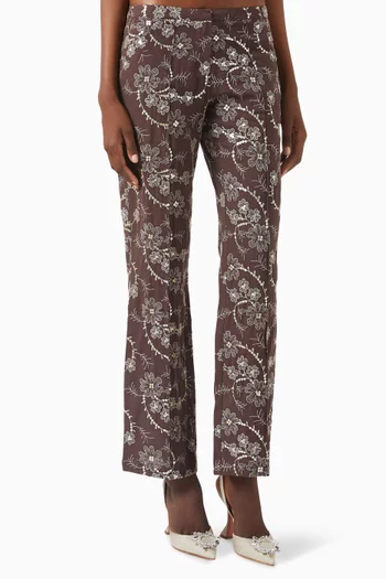 Cera Embroidered Pants