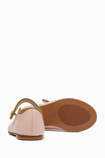 Ella Ballet Flats in Leather