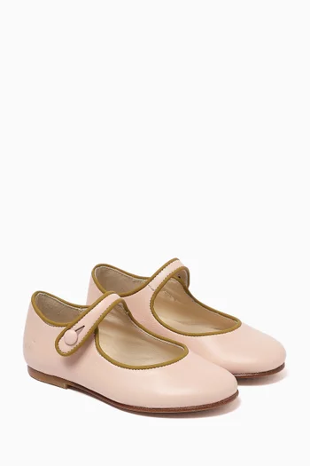 Ella Ballet Flats in Leather