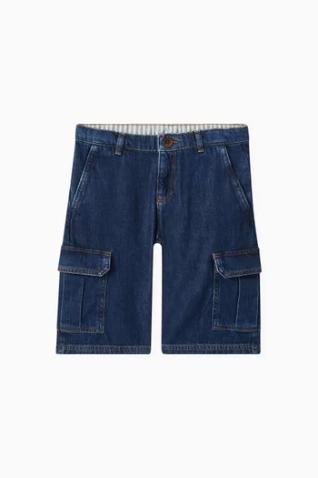 Caima Bermuda Shorts in Denim