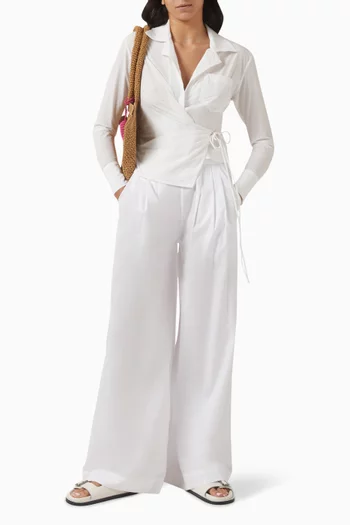Aurora Wrap Top