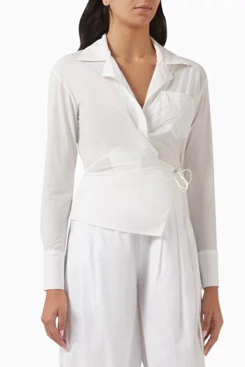 Aurora Wrap Top