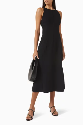 Acanto Midi Dress in Recycled Crepe