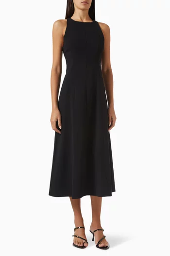 Acanto Midi Dress in Recycled Crepe