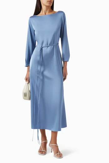 فستان سيجيستا متوسط الطول بحزام ستان