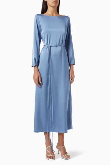 فستان سيجيستا متوسط الطول بحزام ستان