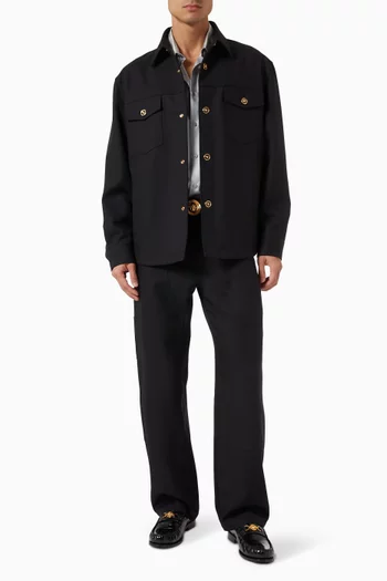 Carpenter Staraight-leg Pants in Wool