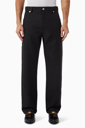 Carpenter Staraight-leg Pants in Wool