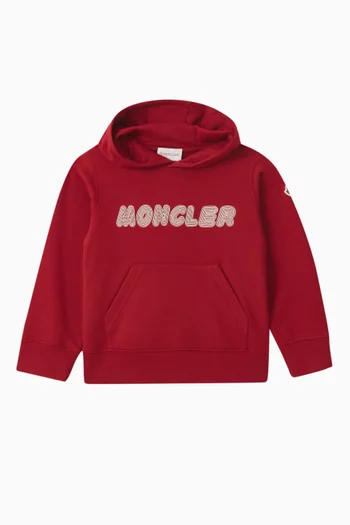 Graphic Logo Hoodie in Cotton