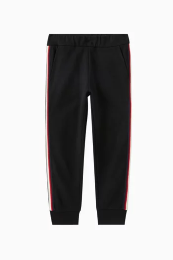 Logo Patch Sweatpants in Cotton