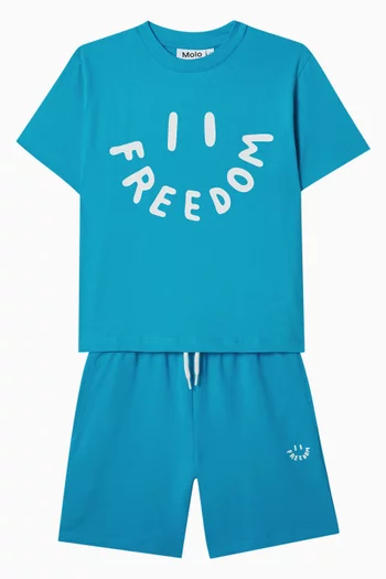 Graphic Print T-Shirt in Cotton