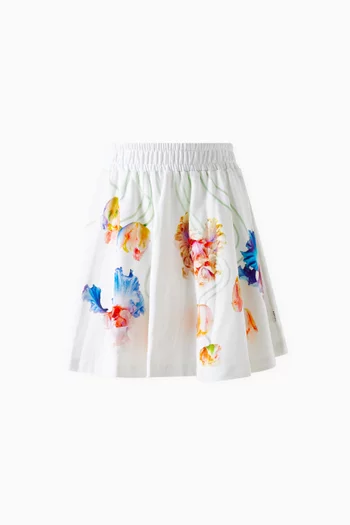 تنورة باربيرا بكشكش قطن