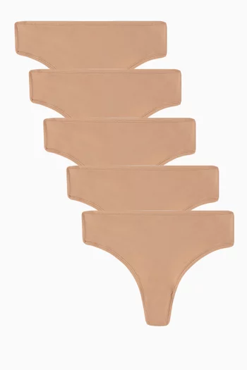 Fits Everybody Thong, Set of 5