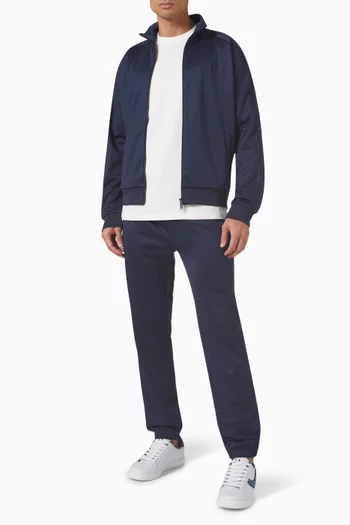 Tape Detail Track Pants in Cotton-blend