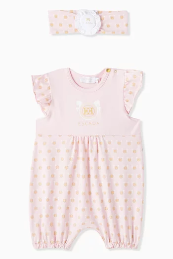 Logo Romper Gift Set
