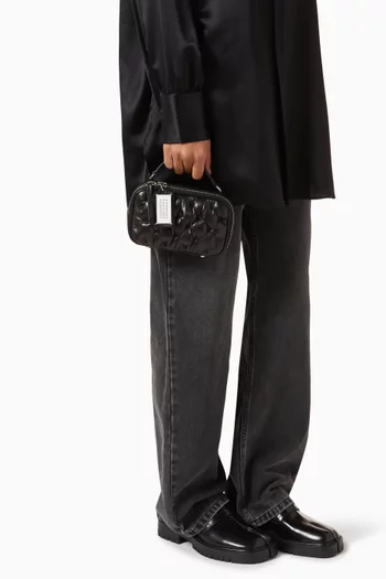 Mini Glam Slam Camera Belt Bag in Quilted Nappa