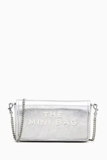 The Mini Crossbody Bag in Metallic Leather