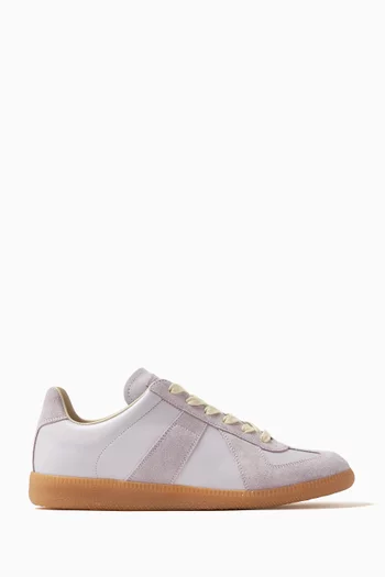 Replica Low-top Sneakers in Nappa & Suede
