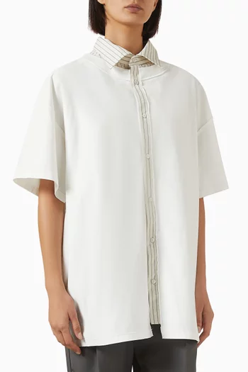 Layered Shirt in Cotton