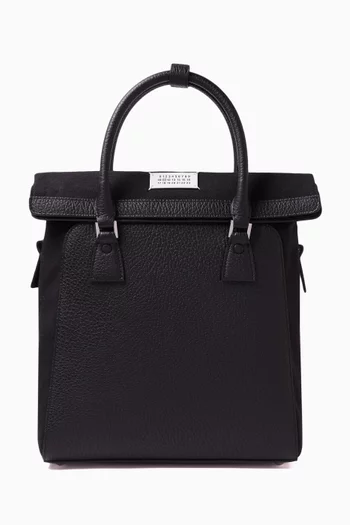 Backpack in Grained Leather