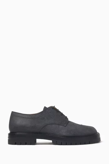 Tabi County Lace-up Shoes in Waxy Leather