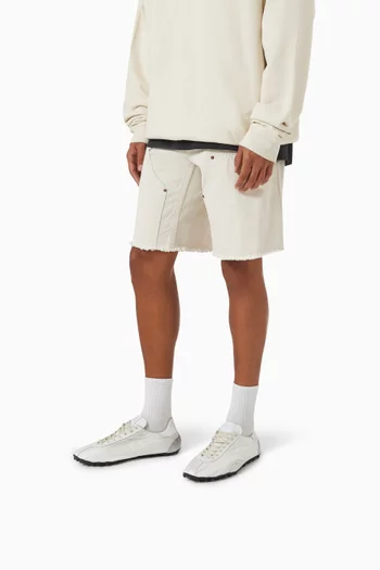 Sprinter Sneakers in Cotton-drill & Suede