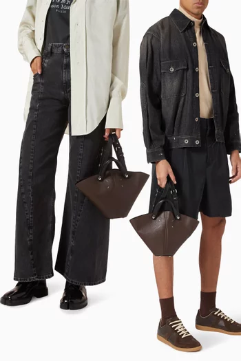 حقيبة يد دريس ايدج صغيرة جلد