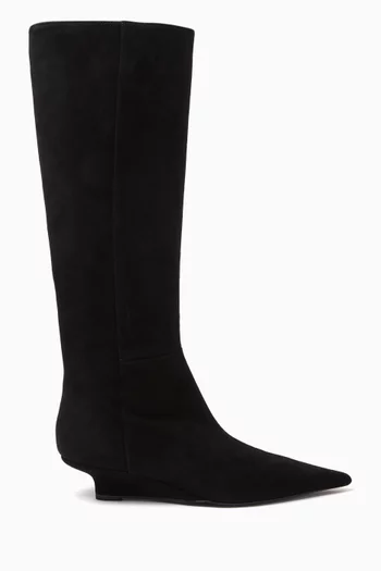 Sharp 40 Knee Boots in Suede