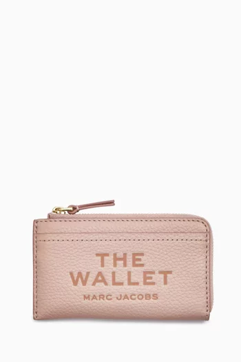 The Top Zip Multi Wallet in Grained Leather