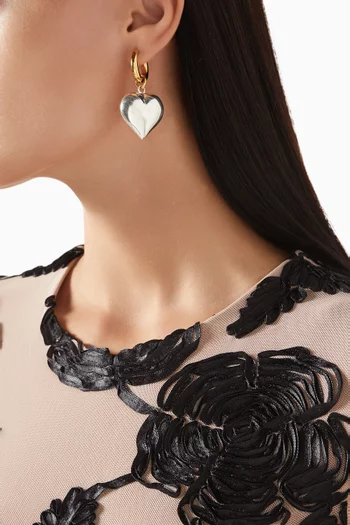 Mix & Match Earrings in 24kt Gold Plated Brass and Silver