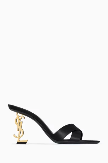 Opyum 85 Mule Sandals in Satin Crepe