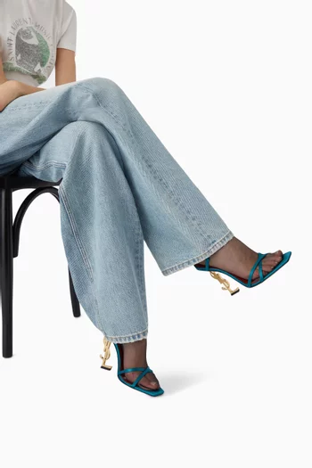 Opyum 110 Sandals in Satin Crepe