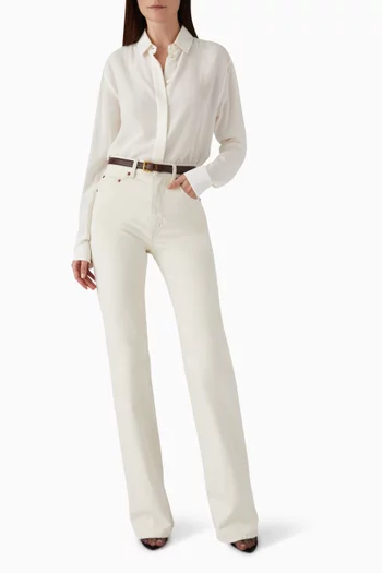 70s Flared Jeans in Denim