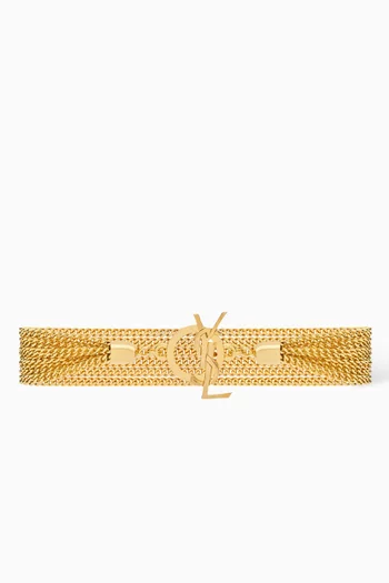 Cassandre Chain Bracelet in Gold-tone Metal