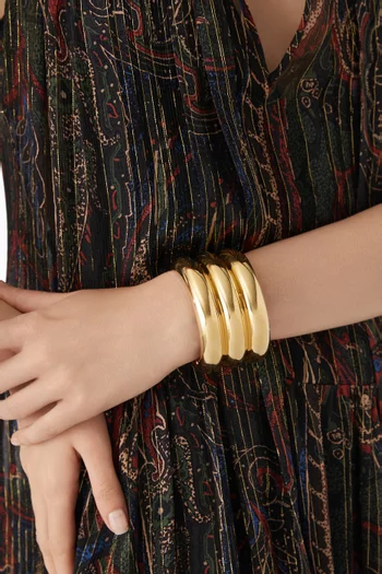 Deco Cuff in Metal