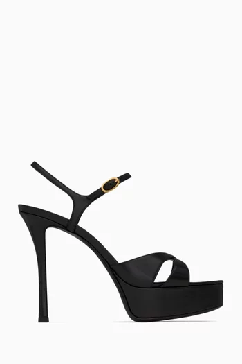 Debbie 85 Platform Sandals in Leather